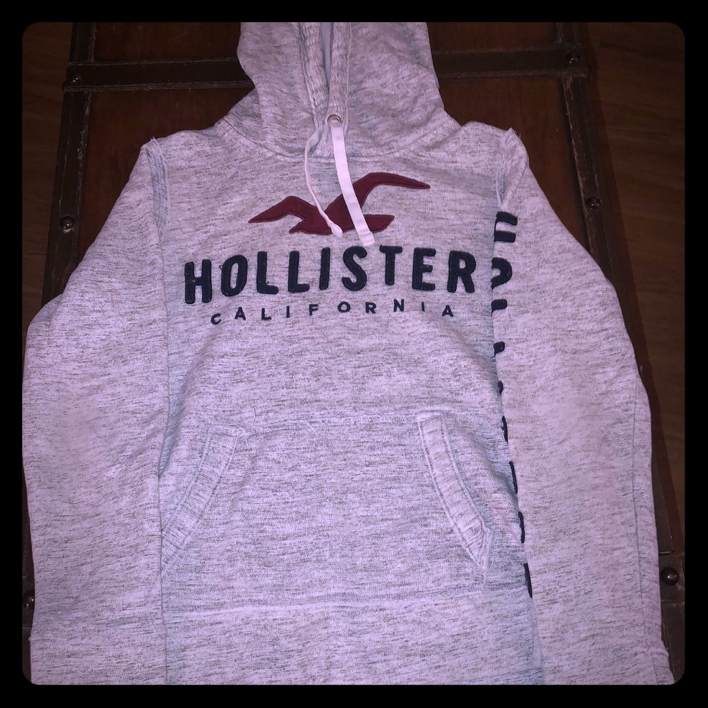 White Hollister Hoodie
